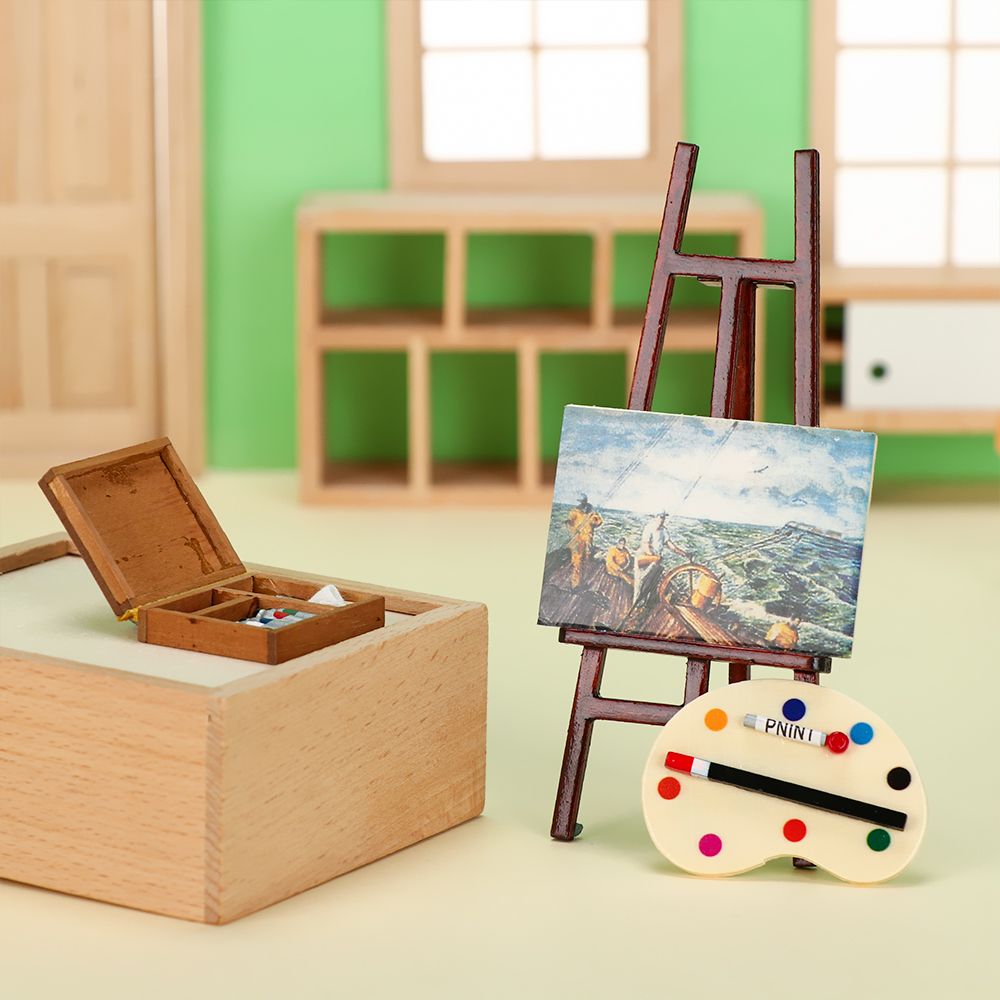 Paint Model Kit - Muebles de casa de muñecas en